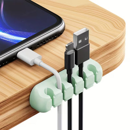 Cable Organizer - Strong Self Adhesive Silicone Cable Organizer