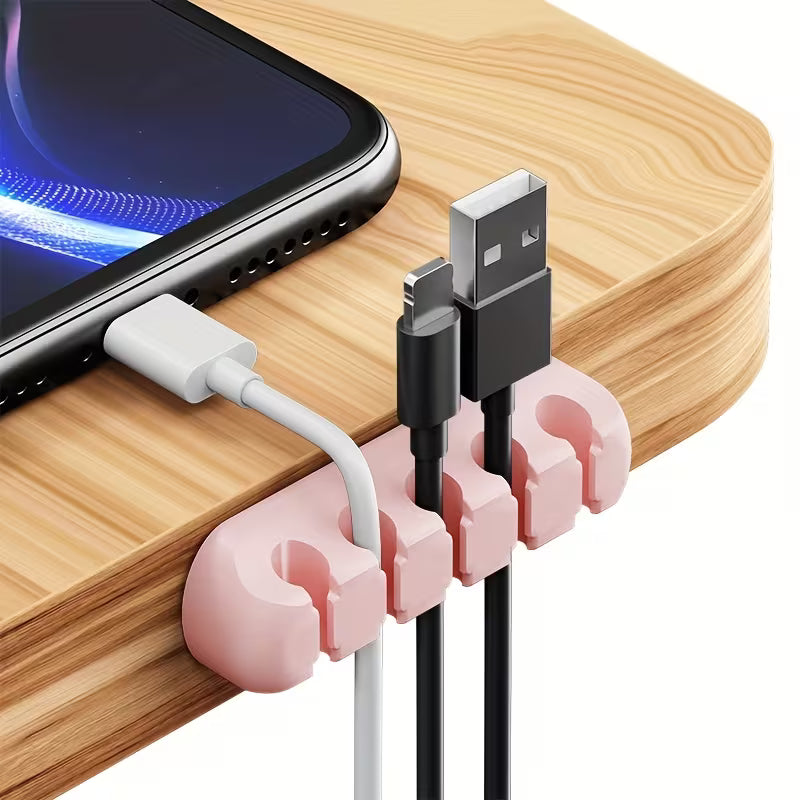 Cable Organizer - Strong Self Adhesive Silicone Cable Organizer