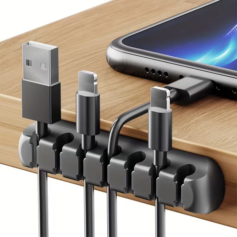 Cable Organizer - Strong Self Adhesive Silicone Cable Organizer
