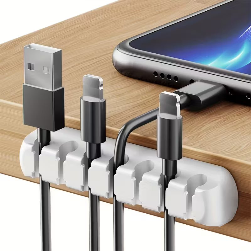 Cable Organizer - Strong Self Adhesive Silicone Cable Organizer