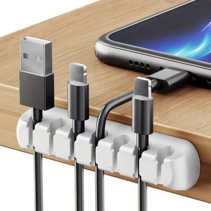 Cable Organizer - Strong Self Adhesive Silicone Cable Organizer