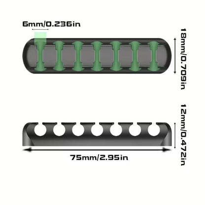 Cable Organizer - Strong Self Adhesive Silicone Cable Organizer