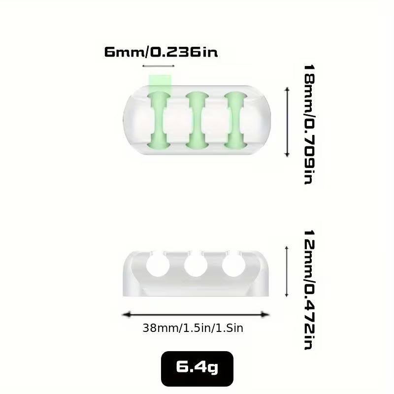 Cable Organizer - Strong Self Adhesive Silicone Cable Organizer