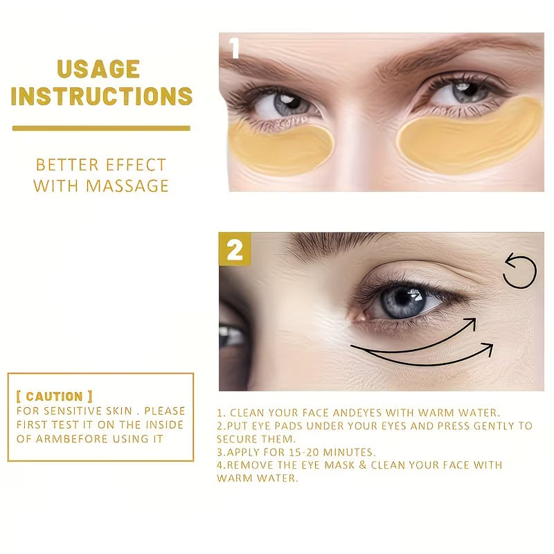 Eye Patches - Enriched with Collagen and Hyaluronic Acid