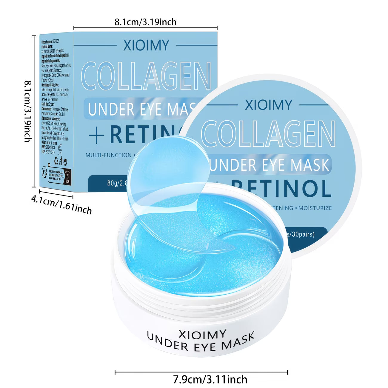 Eye Patches - Enriched with Collagen and Retinol