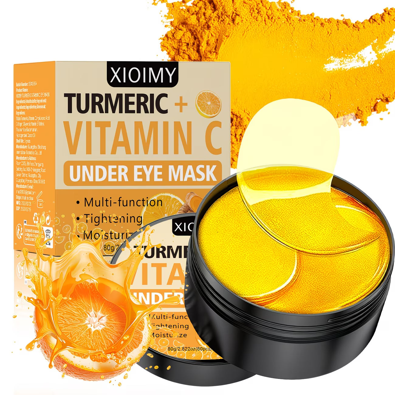 Eye Patches - Enriched with Turmeric and Vitamin C
