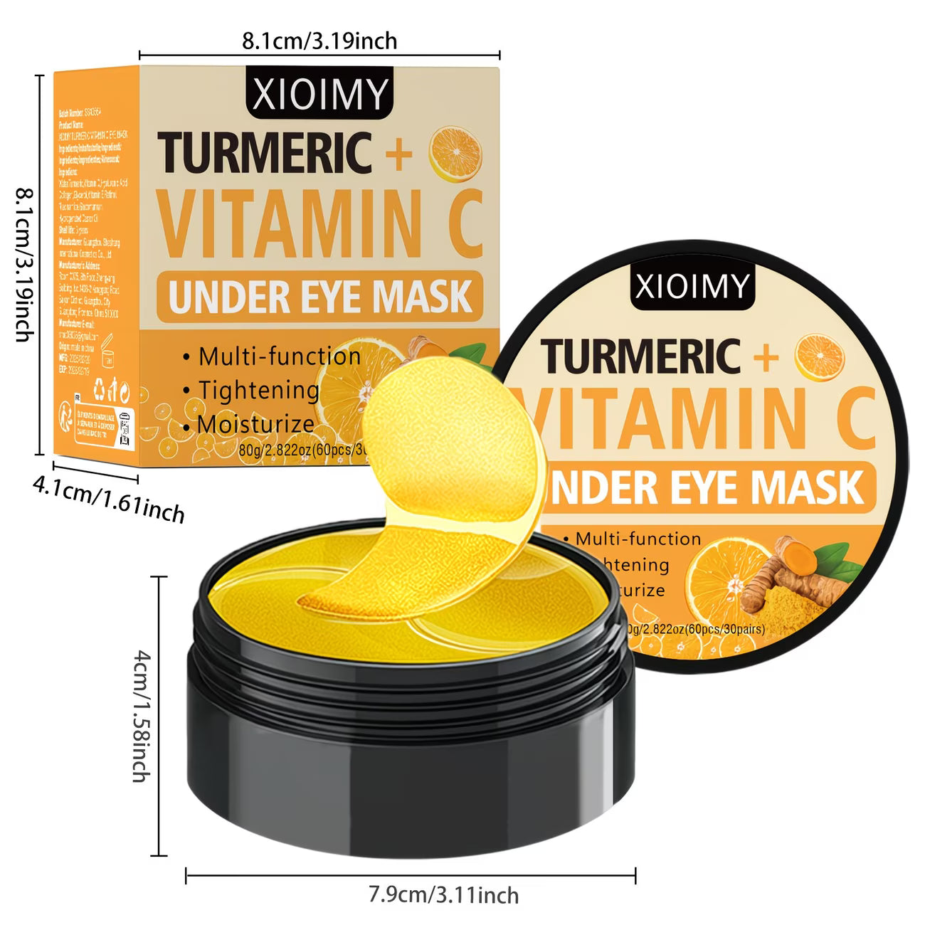 Eye Patches - Enriched with Turmeric and Vitamin C