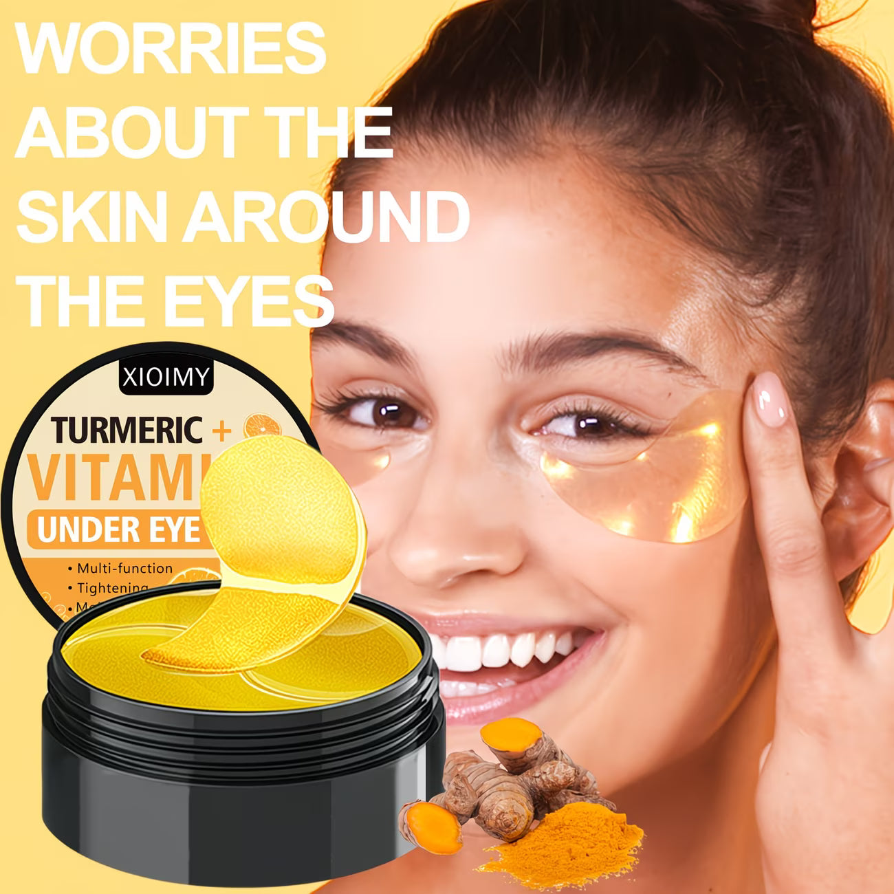 Eye Patches - Enriched with Turmeric and Vitamin C