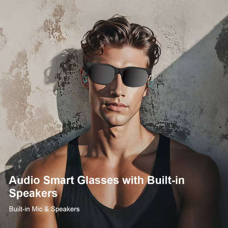 Smart Glasses - Wireless Earphones, Calls, Music and USB Charging