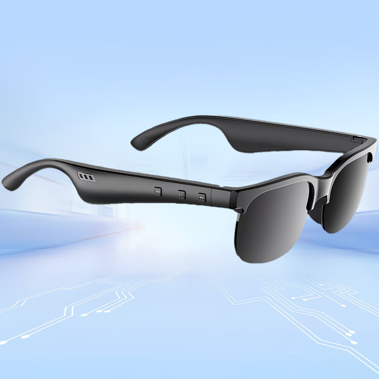 Smart Glasses - Wireless Earphones, Calls, Music and USB Charging