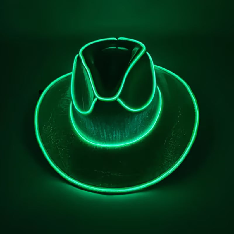 LED Light Cowboy Hat