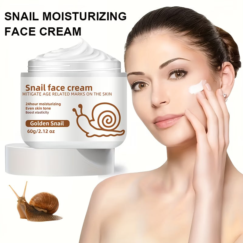 Snail Moisturizing Face Cream Enriched with Retinol, Hyaluronic Acid, Vitamin C And E