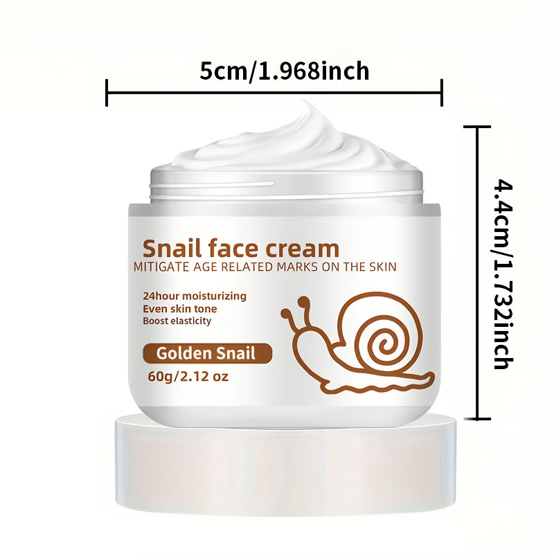 Snail Moisturizing Face Cream Enriched with Retinol, Hyaluronic Acid, Vitamin C And E