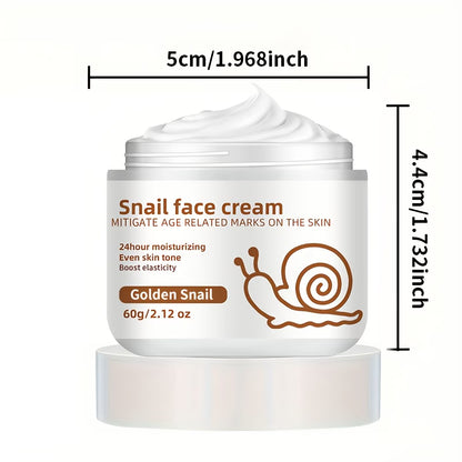 Snail Moisturizing Face Cream Enriched with Retinol, Hyaluronic Acid, Vitamin C And E