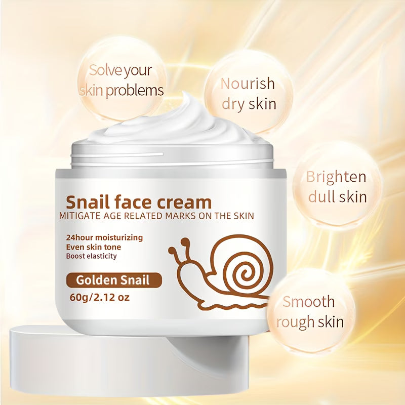 Snail Moisturizing Face Cream Enriched with Retinol, Hyaluronic Acid, Vitamin C And E