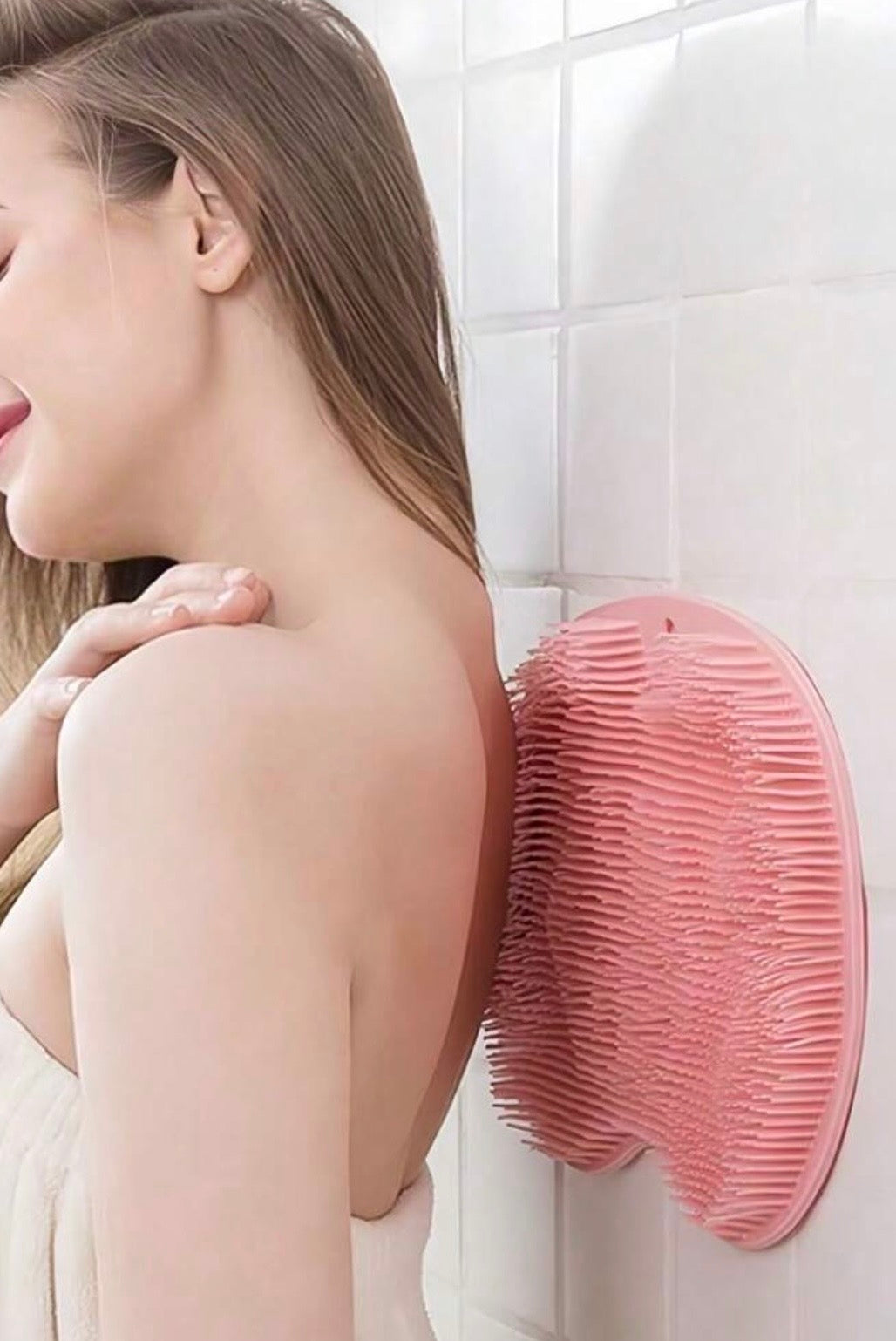 Foot Scrub - 2 in 1 Shower Foot Scrubber Mat – Clean, Exfoliate & Massage Hands-Free