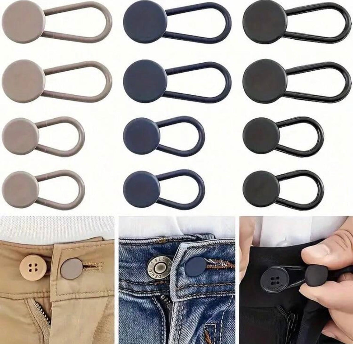 Adjustable Waistband Extenders – Instant Comfort Fit for Any Pants