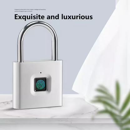 Fingerprint Padlock - No Key, USB Rechargable, Advanced Security