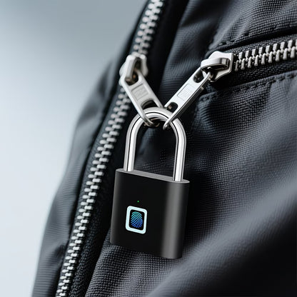 Fingerprint Padlock - No Key, USB Rechargable, Advanced Security