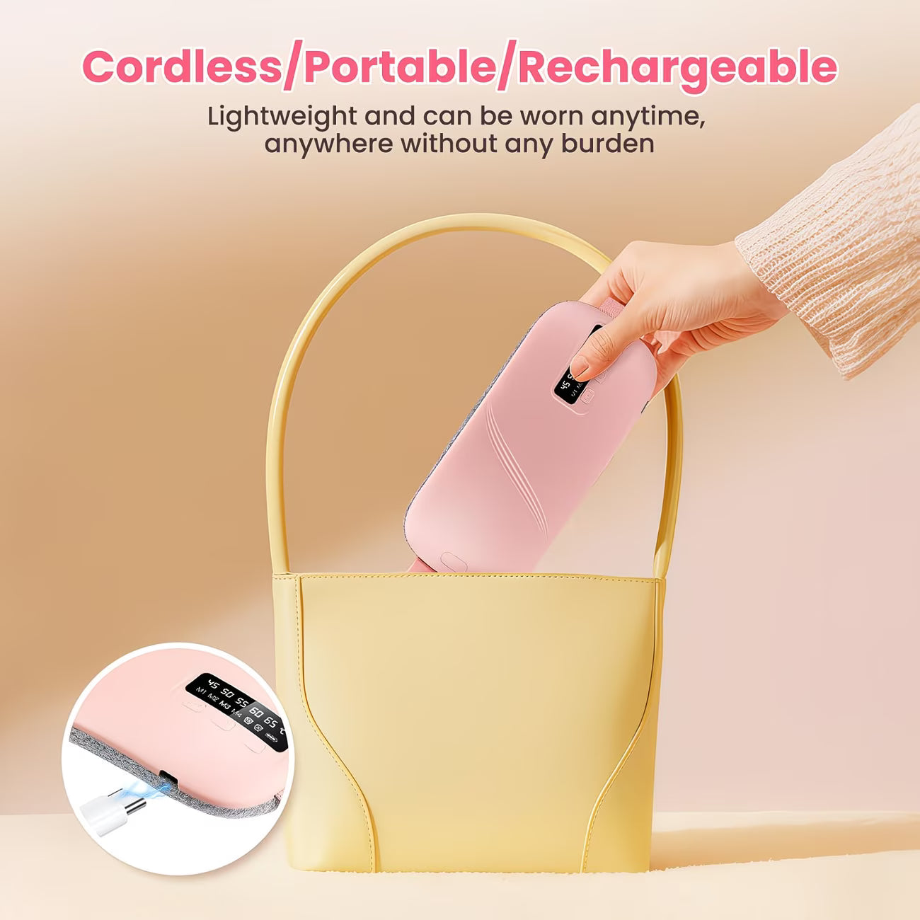 Menstrual Cycle Heating Pad - USB Rechargeable