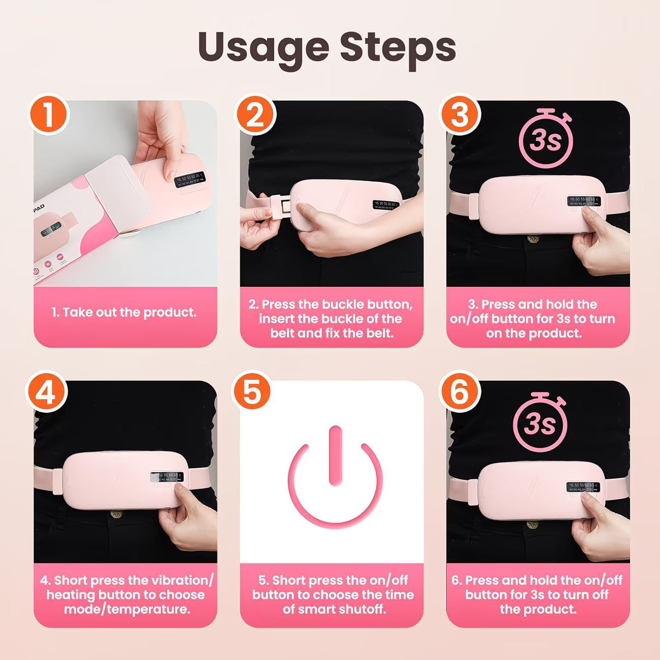 Menstrual Cycle Heating Pad - USB Rechargeable