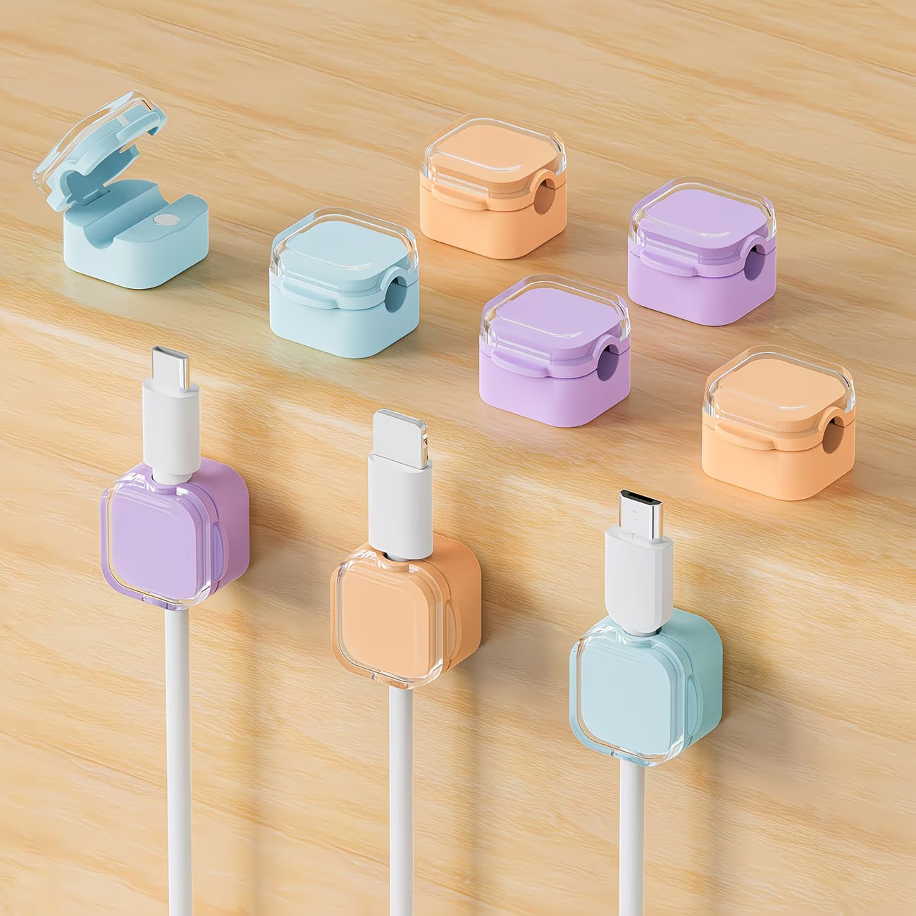 9-Pack Magnetic Cord Holders