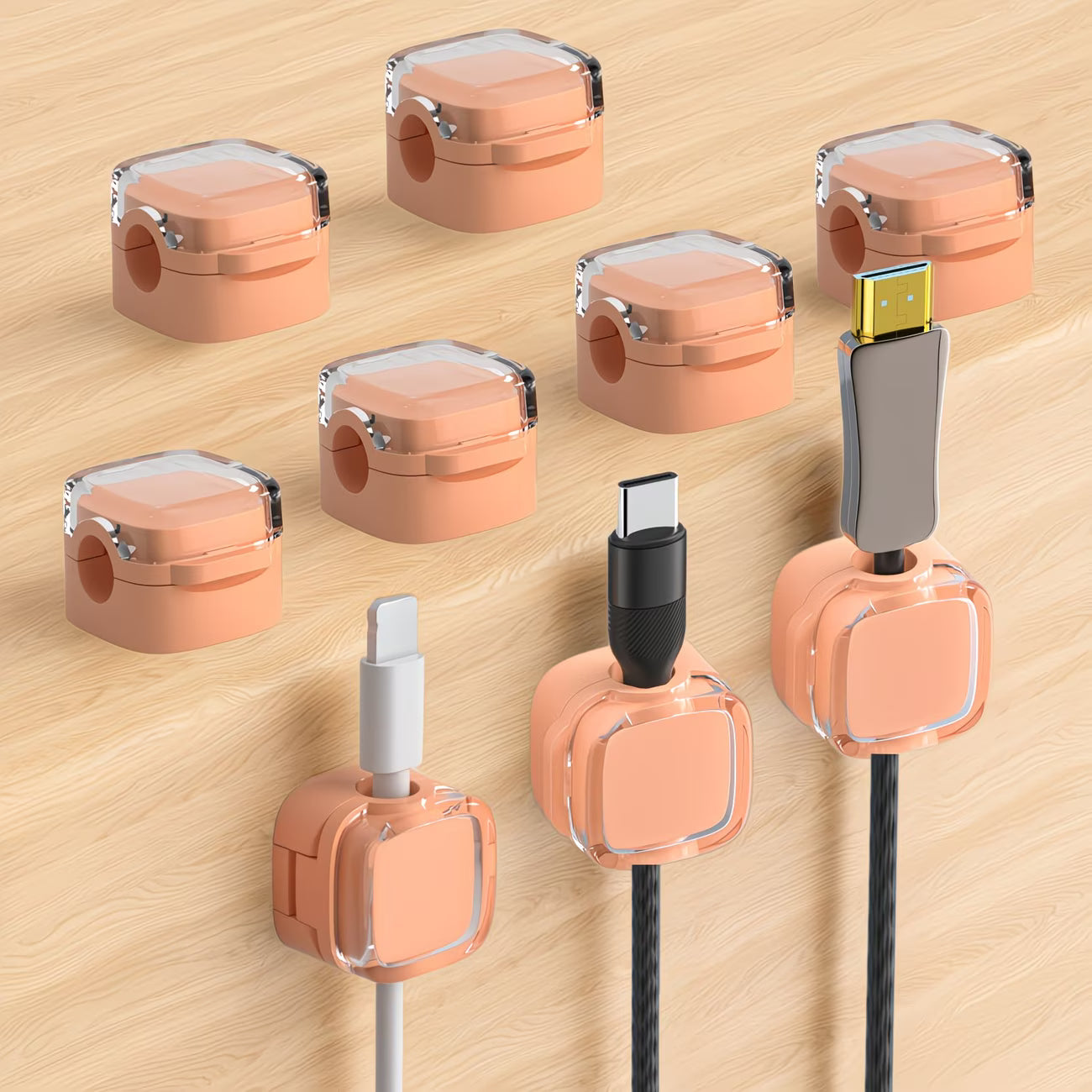 9-Pack Magnetic Cord Holders