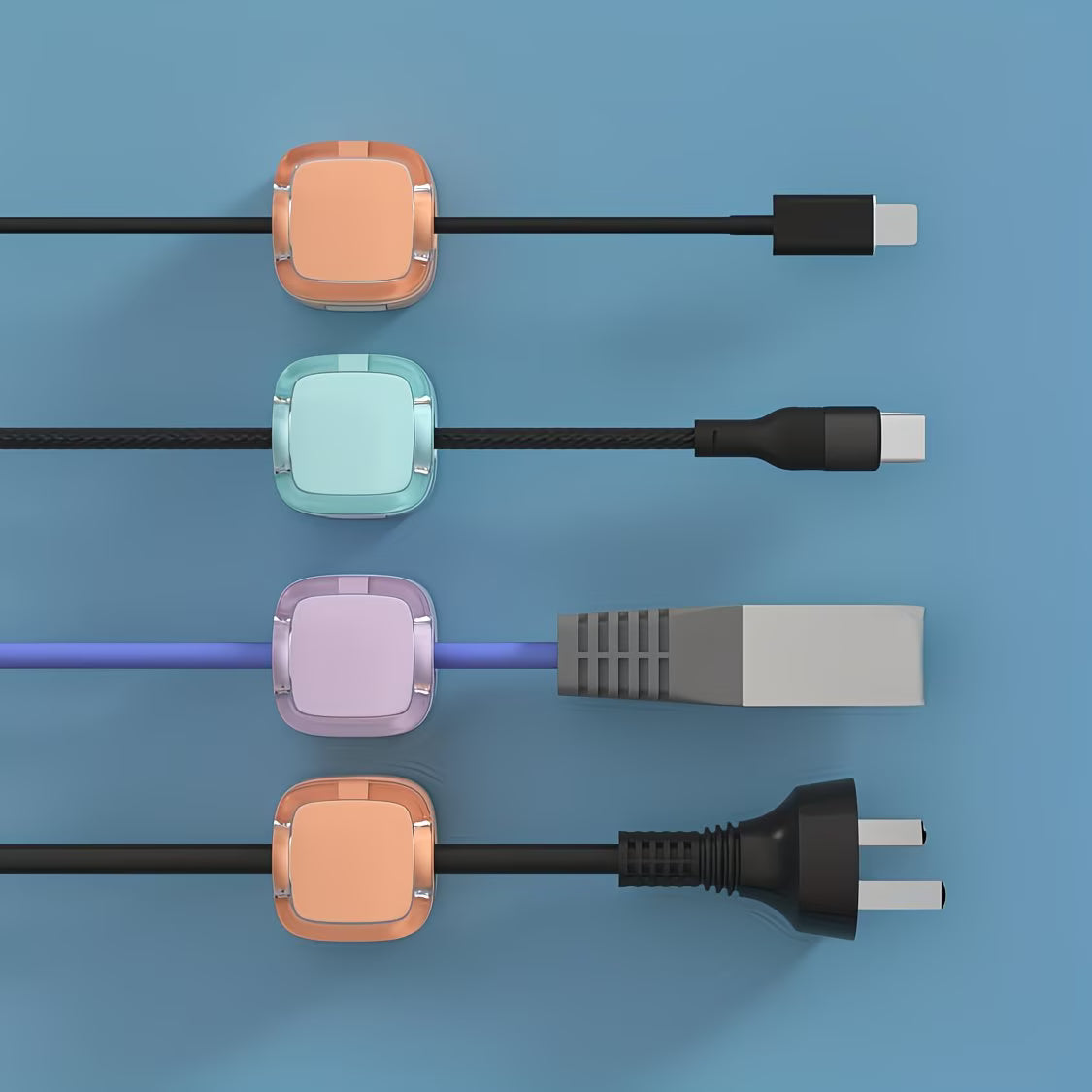 9-Pack Magnetic Cord Holders