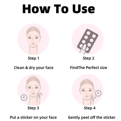 Hydrocolloid Pimple Patch Stickers