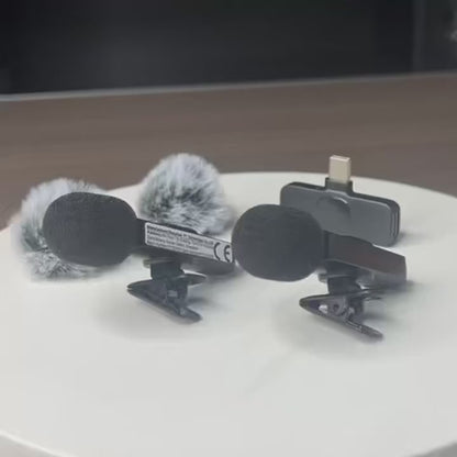 Wireless Microphones - Noise Cancelling Lapel Microphone