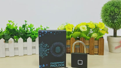 Fingerprint Padlock - No Key, USB Rechargable, Advanced Security