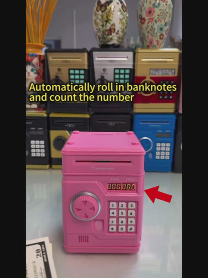 Electronic Money Bank - ATM-Style Piggy Bank For Kids