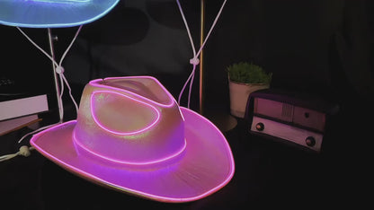 LED Light Cowboy Hat