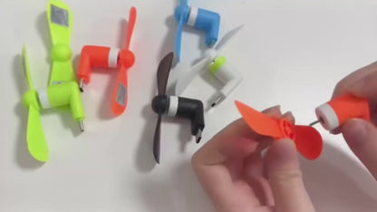 Type C Portable Cooling Fan - Mini USB Cooling Fan