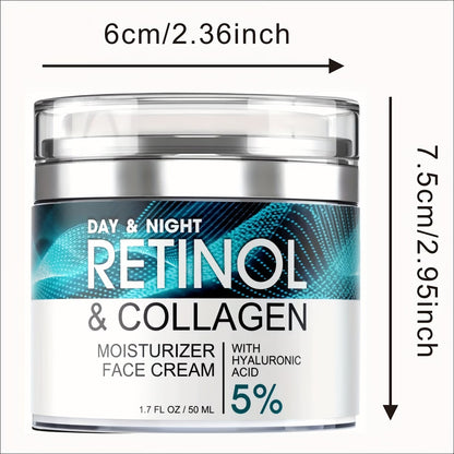 Retinol Moisturizing Cream with Collagen, Hyaluronic Acid And Vitamin E