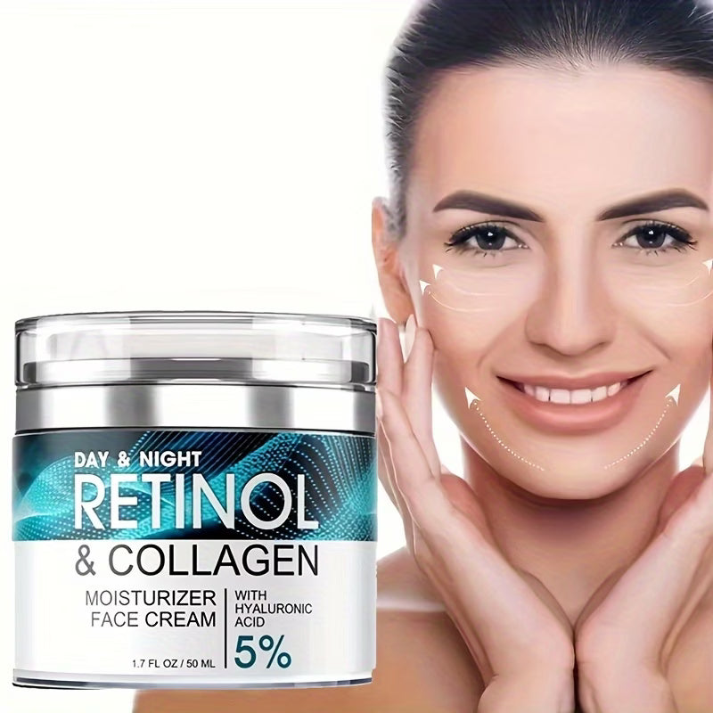 Retinol Moisturizing Cream with Collagen, Hyaluronic Acid And Vitamin E