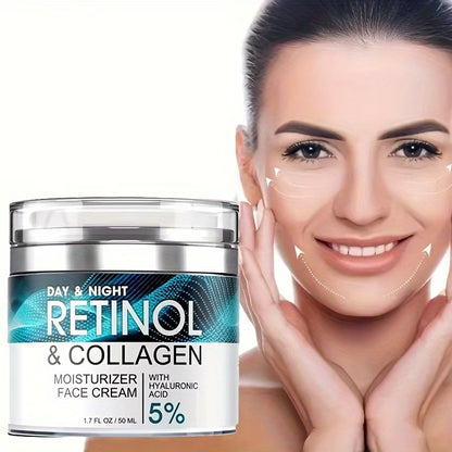 Retinol Moisturizing Cream with Collagen, Hyaluronic Acid And Vitamin E
