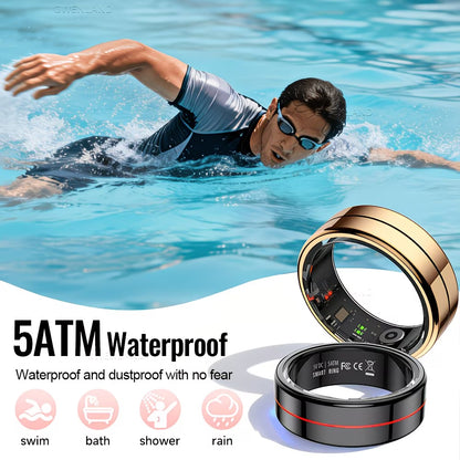 Smart Ring - Multifunctional Heart Rate, Fitness And Sleep Tracking Ring