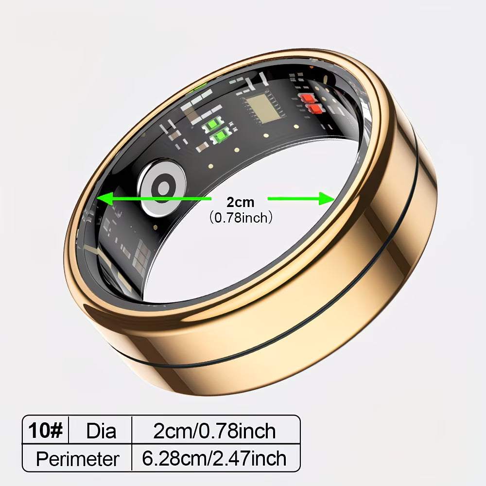 Smart Ring - Multifunctional Heart Rate, Fitness And Sleep Tracking Ring