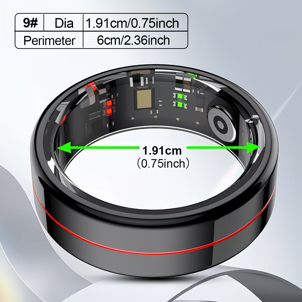 Smart Ring - Multifunctional Heart Rate, Fitness And Sleep Tracking Ring