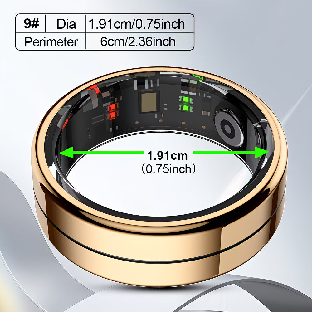 Smart Ring - Multifunctional Heart Rate, Fitness And Sleep Tracking Ring