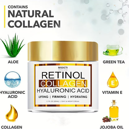 MSOCTI Retinol Collagen Hyaluronic Acid Day And Night Cream