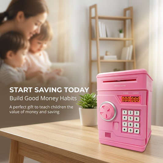 Electronic Money Bank - ATM-Style Piggy Bank For Kids