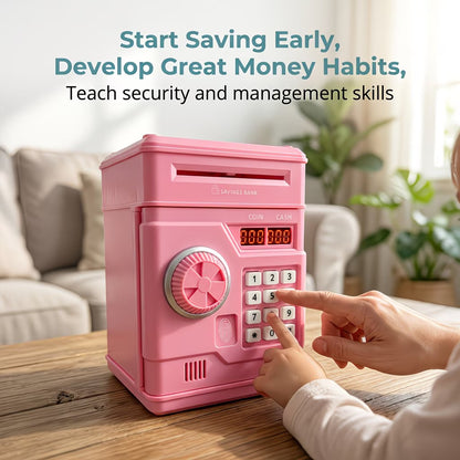 Electronic Money Bank - ATM-Style Piggy Bank For Kids