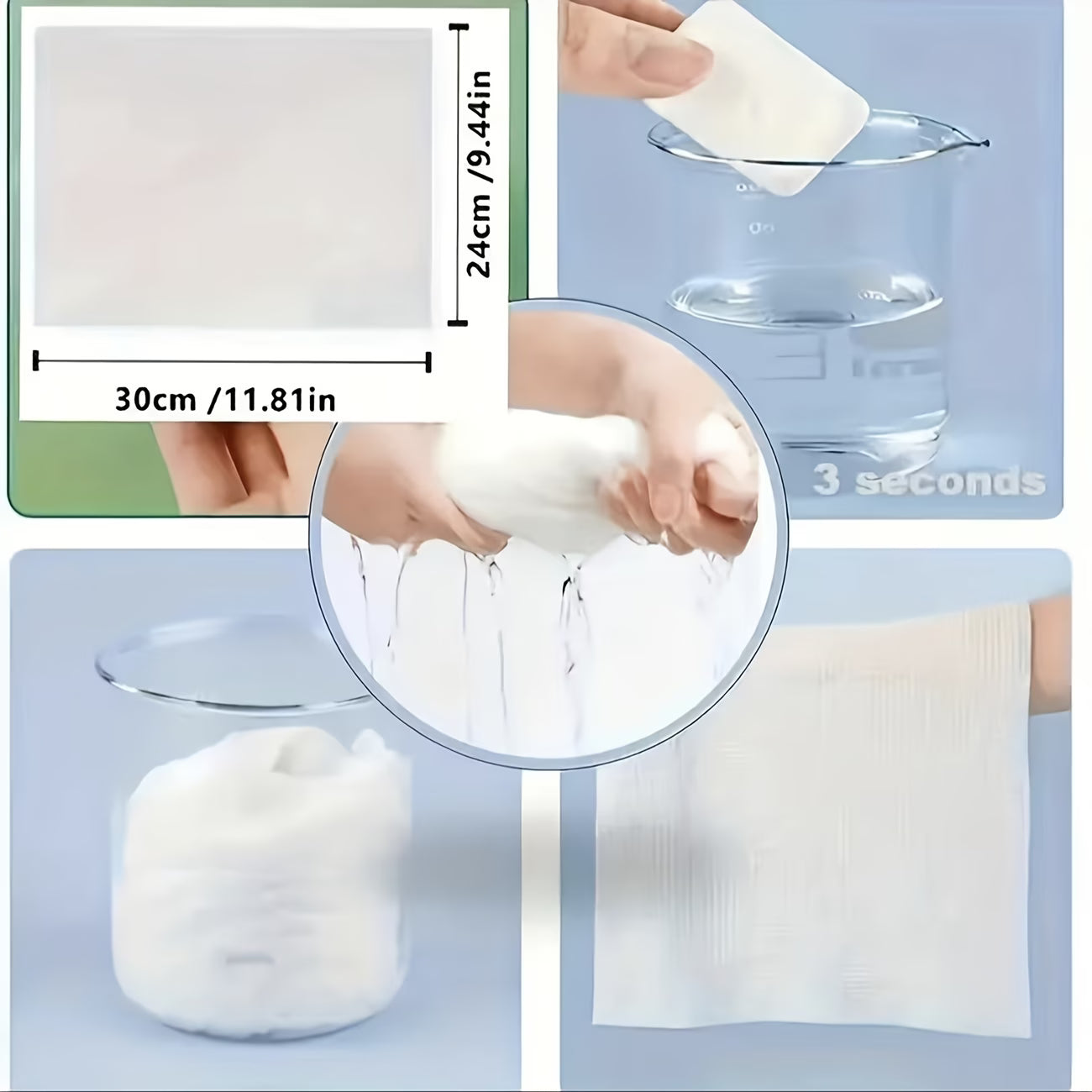 High-quality Compressed Travelling Towels