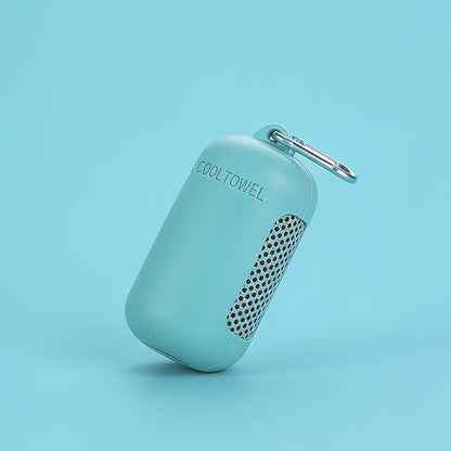 Towel - Quick Dry Coolong Towel with Silicone Carabiner Key Holder