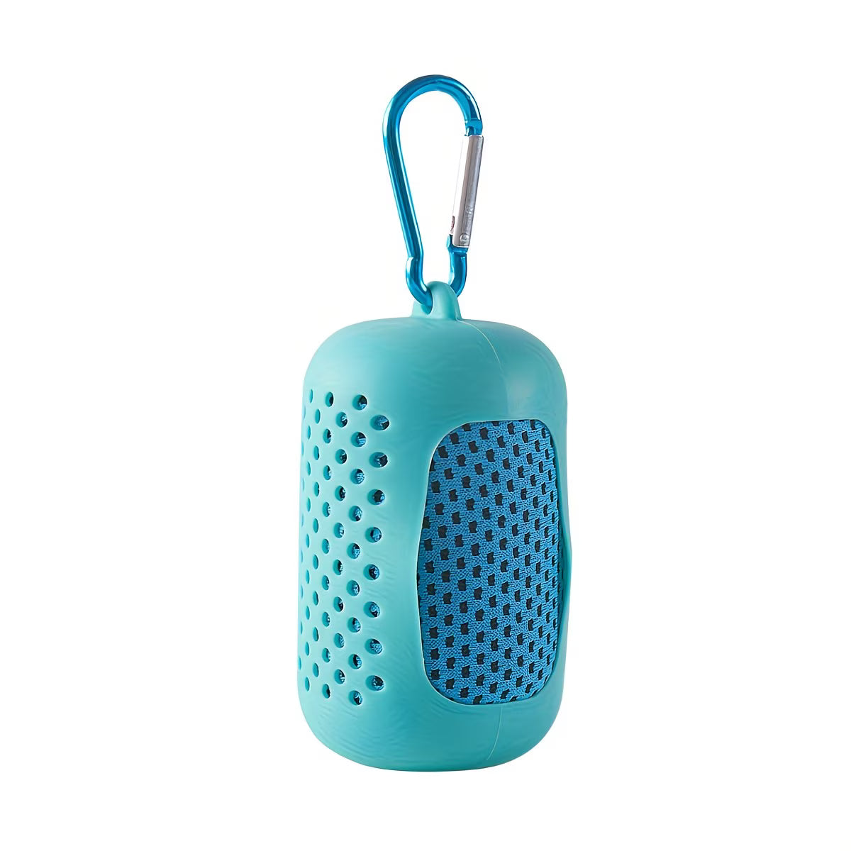 Towel - Quick Dry Coolong Towel with Silicone Carabiner Key Holder