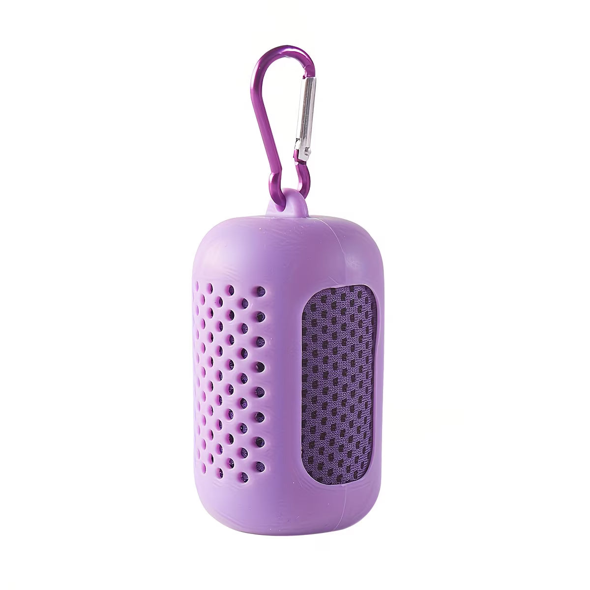 Towel - Quick Dry Coolong Towel with Silicone Carabiner Key Holder