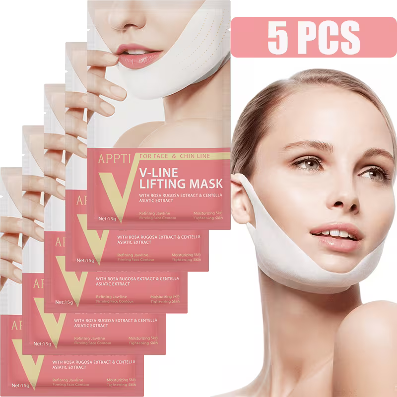 Hydrogel V Shaped Face Mask - Firming And Smoothing