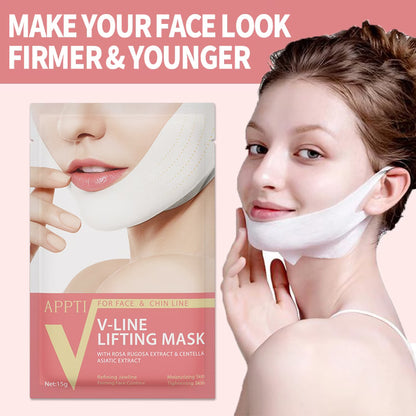 Hydrogel V Shaped Face Mask - Firming And Smoothing